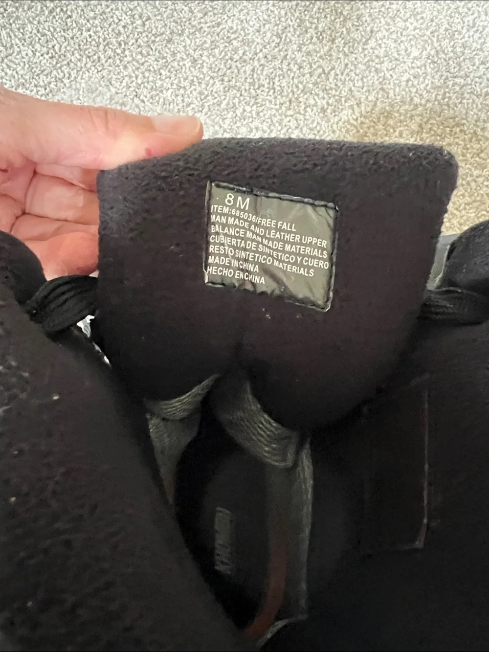 Khombu Black Insulated Lace-Up Winter Boots